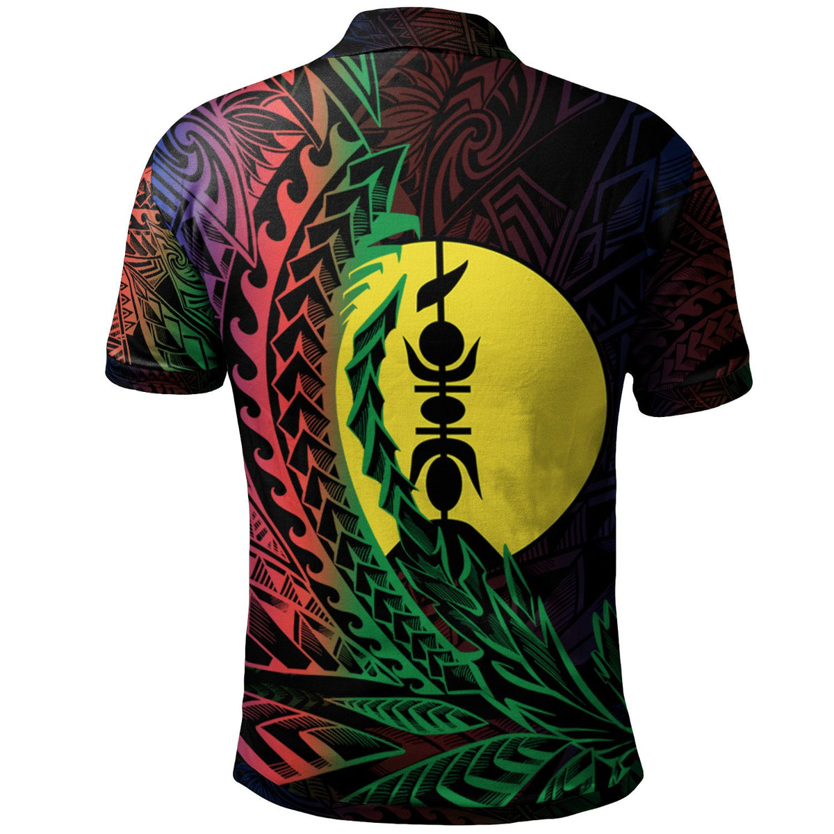 New Caledonia T Shirt Canala Wings Style Flag Color - Polynesian Pride