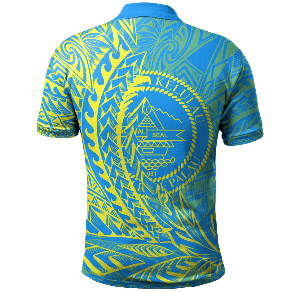 Palau Polo Shirt Ulimang Wings Style - Polynesian Pride