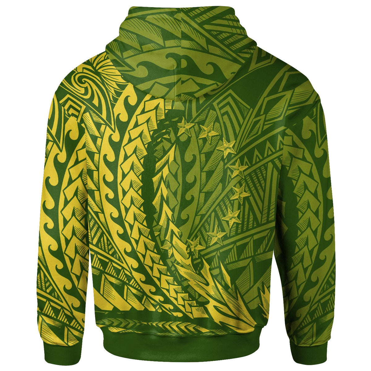 Cook Islands Zip Hoodie Tauhunu Wings Style - Polynesian Pride
