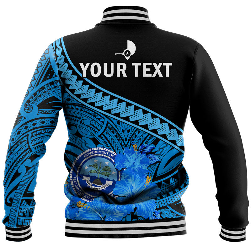 (Custom Personalised) Yap State Day Baseball Jacket Yap Flag and FSM Seal LT9 - Polynesian Pride