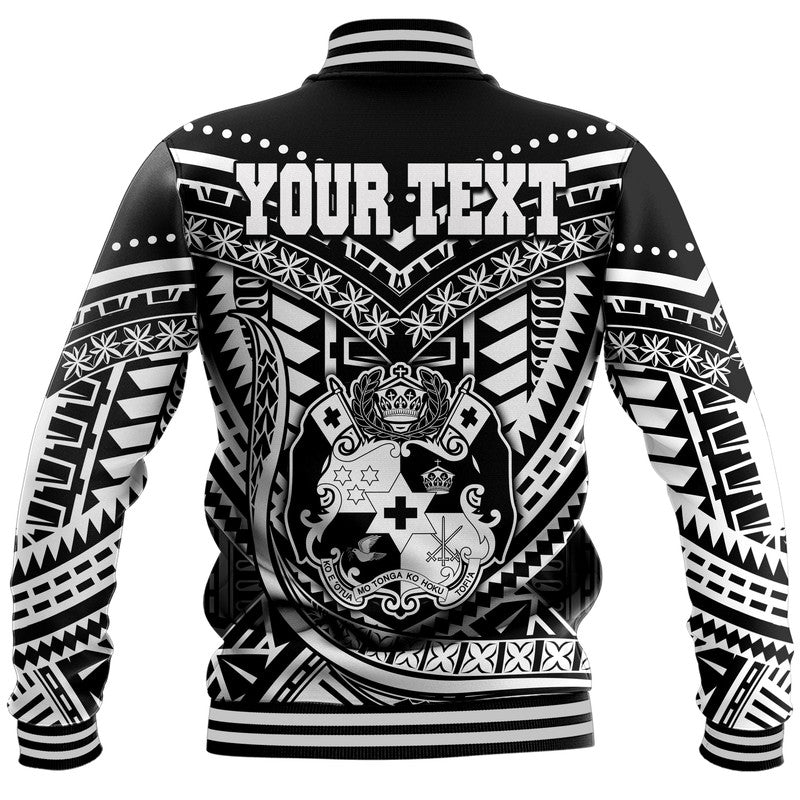 (Custom Personalised) Tonga Coat of Arms Baseball Jacket LT9 - Polynesian Pride