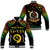 Vanuatu Proud To Be A Ni-Van - Polynesian Pattern Baseball Jacket LT7 Unisex Black - Polynesian Pride