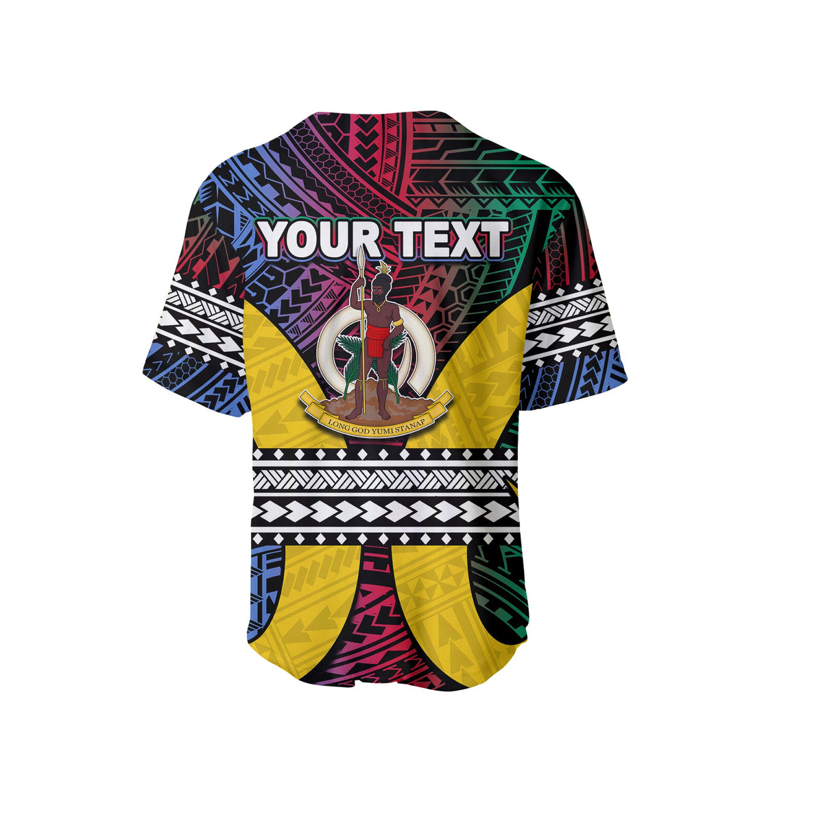 (Custom Personalised) Polynesian Shefa Of Vanuatu Baseball Jersey LT6 - Polynesian Pride
