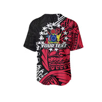 (Custom Personalised)Cook Islands Baseball Jersey Atiu Polynesian Style LT6 - Polynesian Pride