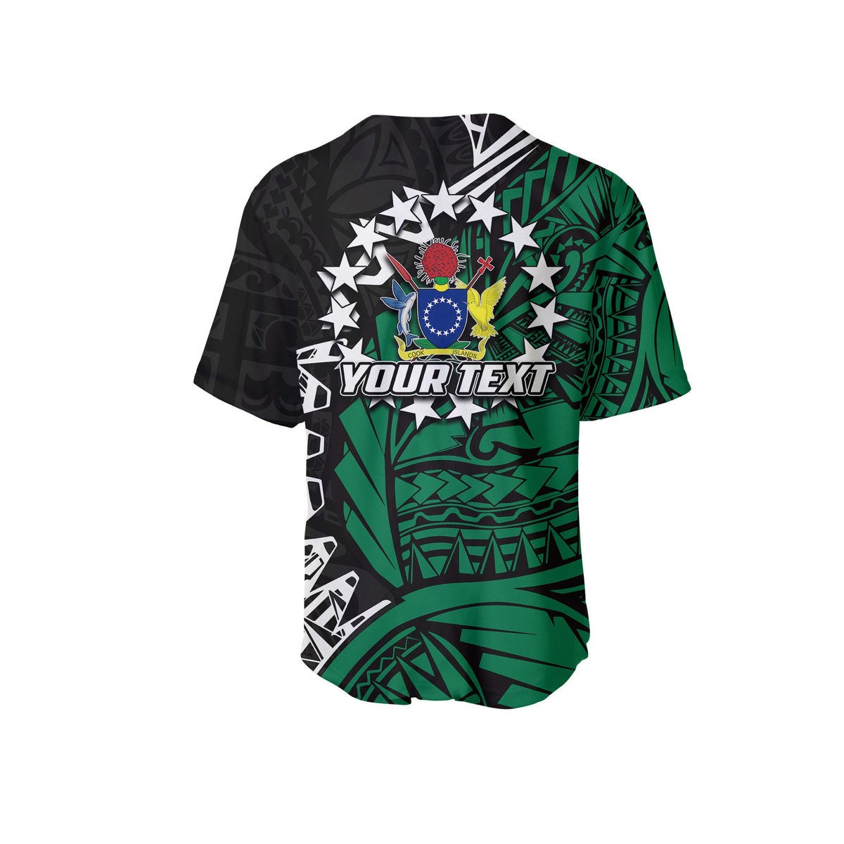 (Custom Personalised)Cook Islands Baseball Jersey Mitiaro Polynesian Style LT6 - Polynesian Pride