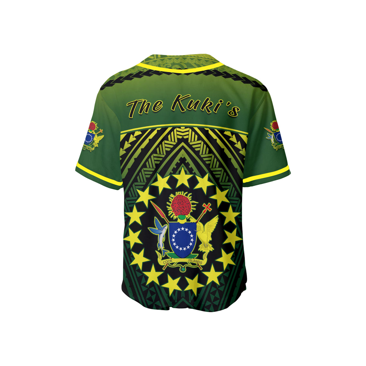 The Kuki's Baseball Jersey Cook Islands Rugby LT13 - Polynesian Pride