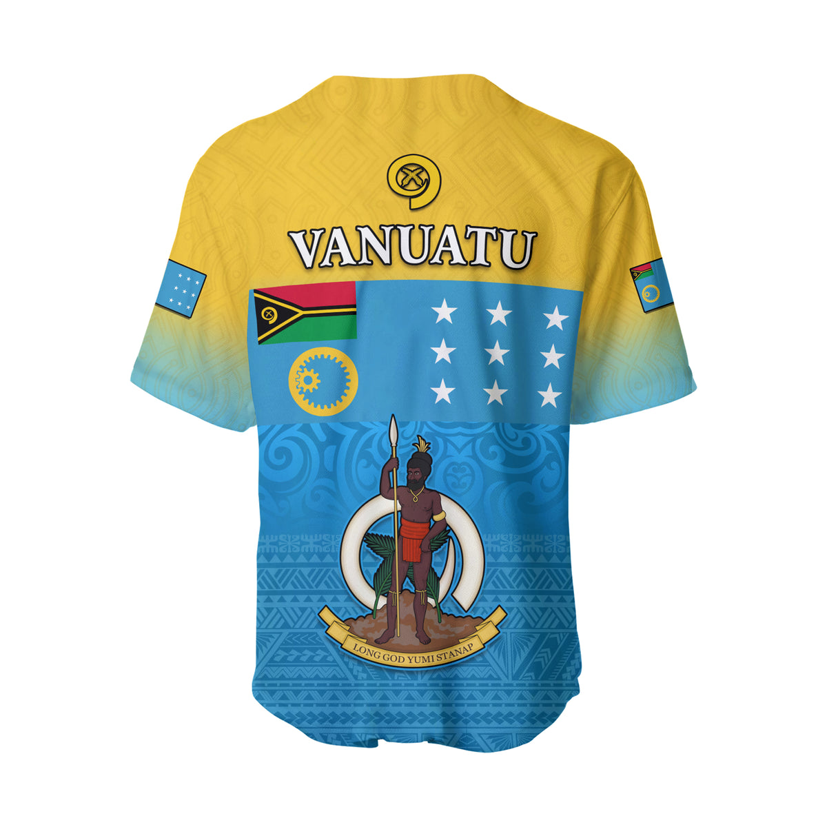 Sanma Province Baseball Jersey Vanuatu Proud LT13 - Polynesian Pride