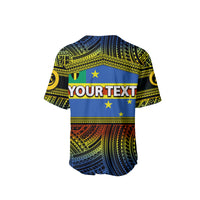 (Custom Personalised) Tafea Province Baseball Jersey Of Vanuatu Polynesian Patterns LT6 - Polynesian Pride