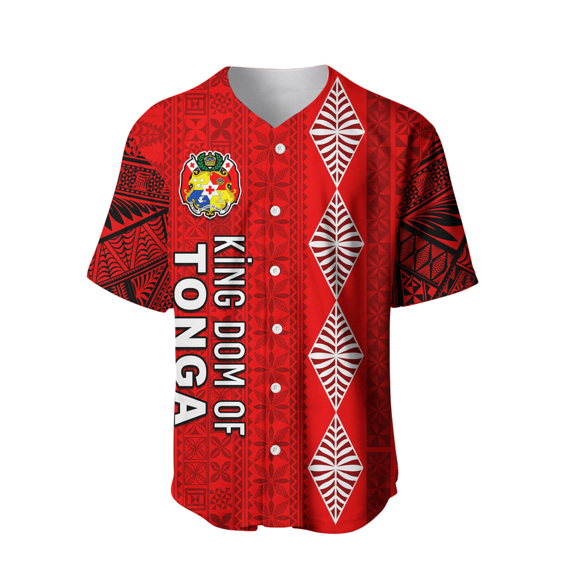 Kingdom of Tonga Baseball Jersey 2021 Tonga National Day Version 02 LT13 - Polynesian Pride