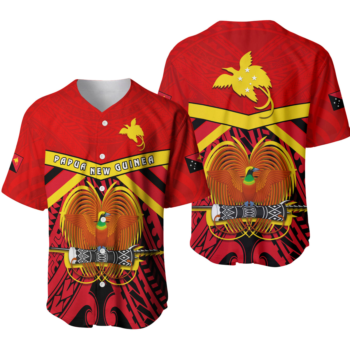Papua New Guinea Baseball Jersey the One and Only LT13 - Polynesian Pride