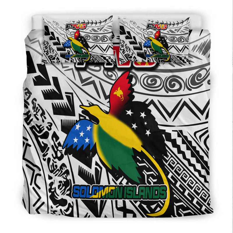 Papua New Guinea And Solomon Islands Bedding Set LT6 - Polynesian Pride