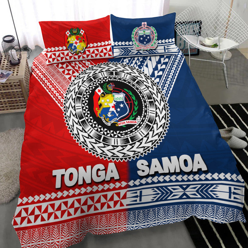 Tonga And Samoa TokoUso Polynesian Bedding Set LT6 - Polynesian Pride