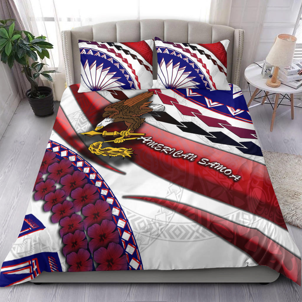 American Samoa Bedding Set Artsy Style LT9 - Polynesian Pride