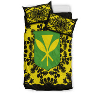 Hawaii Bedding Set Kanaka Maoli No.2 Black Style LT6 - Polynesian Pride