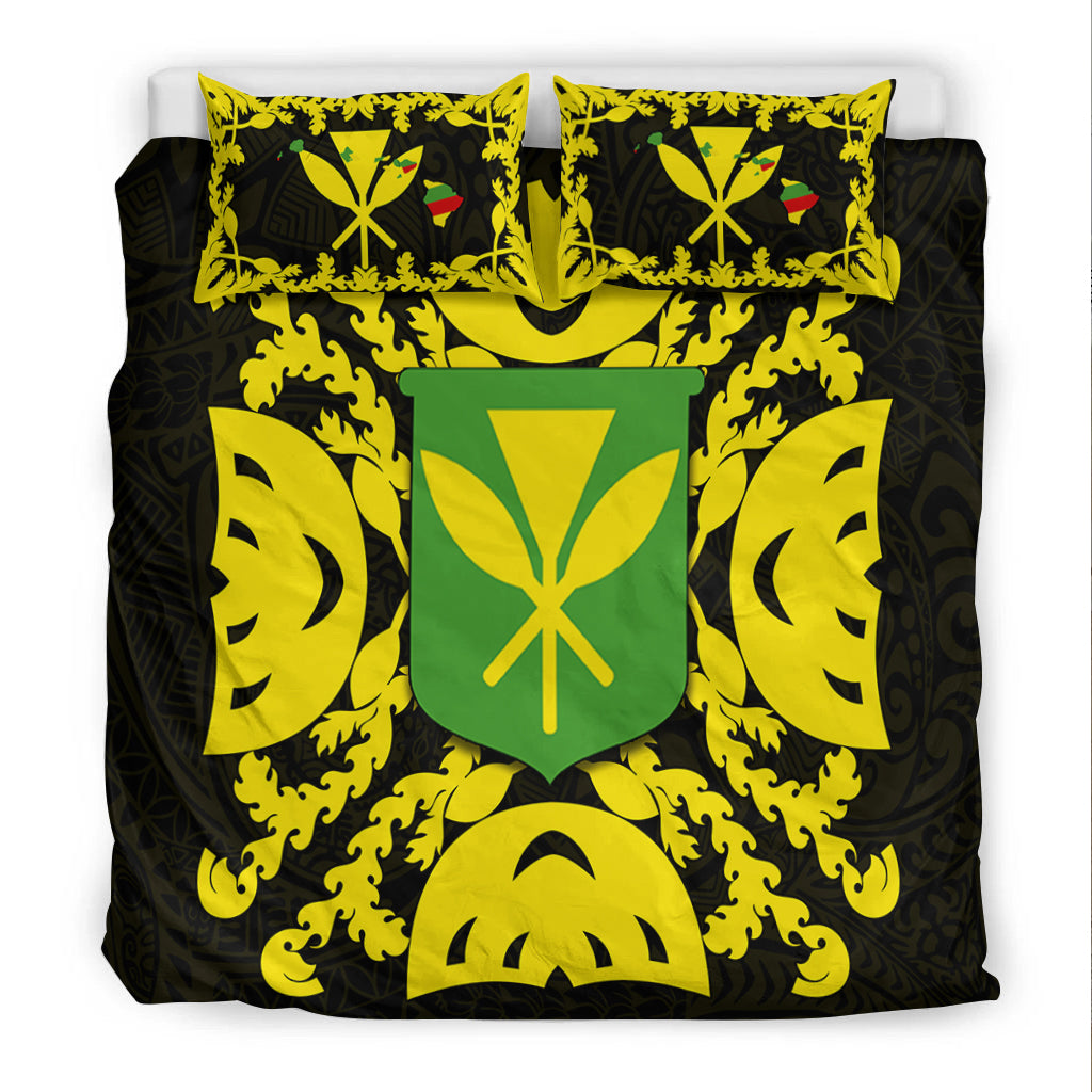 Hawaii Bedding Set Kanaka Maoli No.1 Black Style LT6 - Polynesian Pride