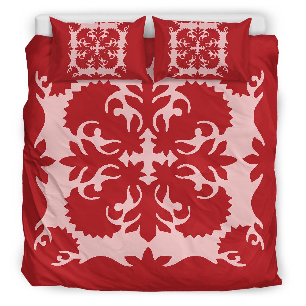 Hawaii Lehua Quilting Bedding Set - AH - Polynesian Pride