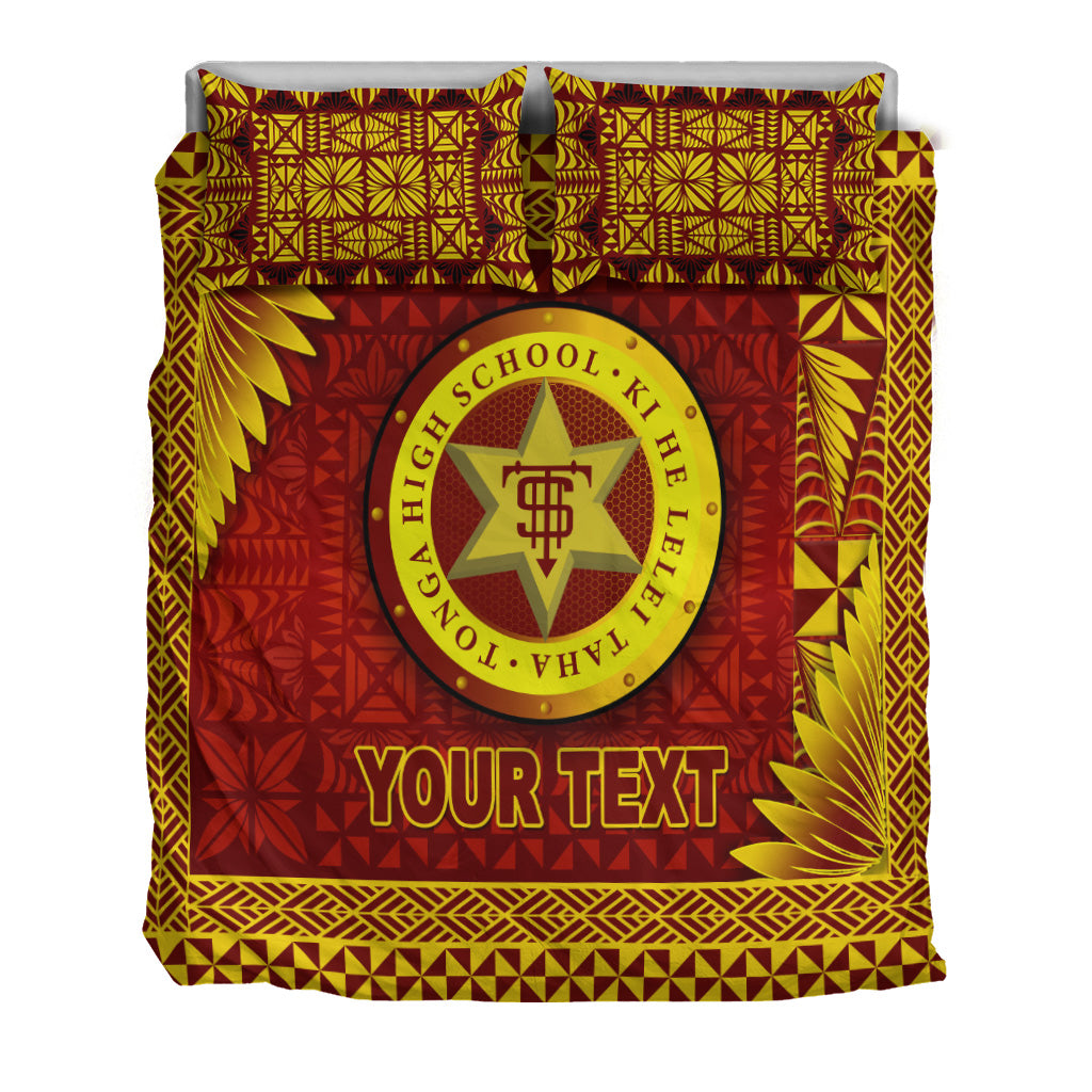 (Custom Personalised) Tonga High School Bedding Set Simplified Version LT8 - Polynesian Pride