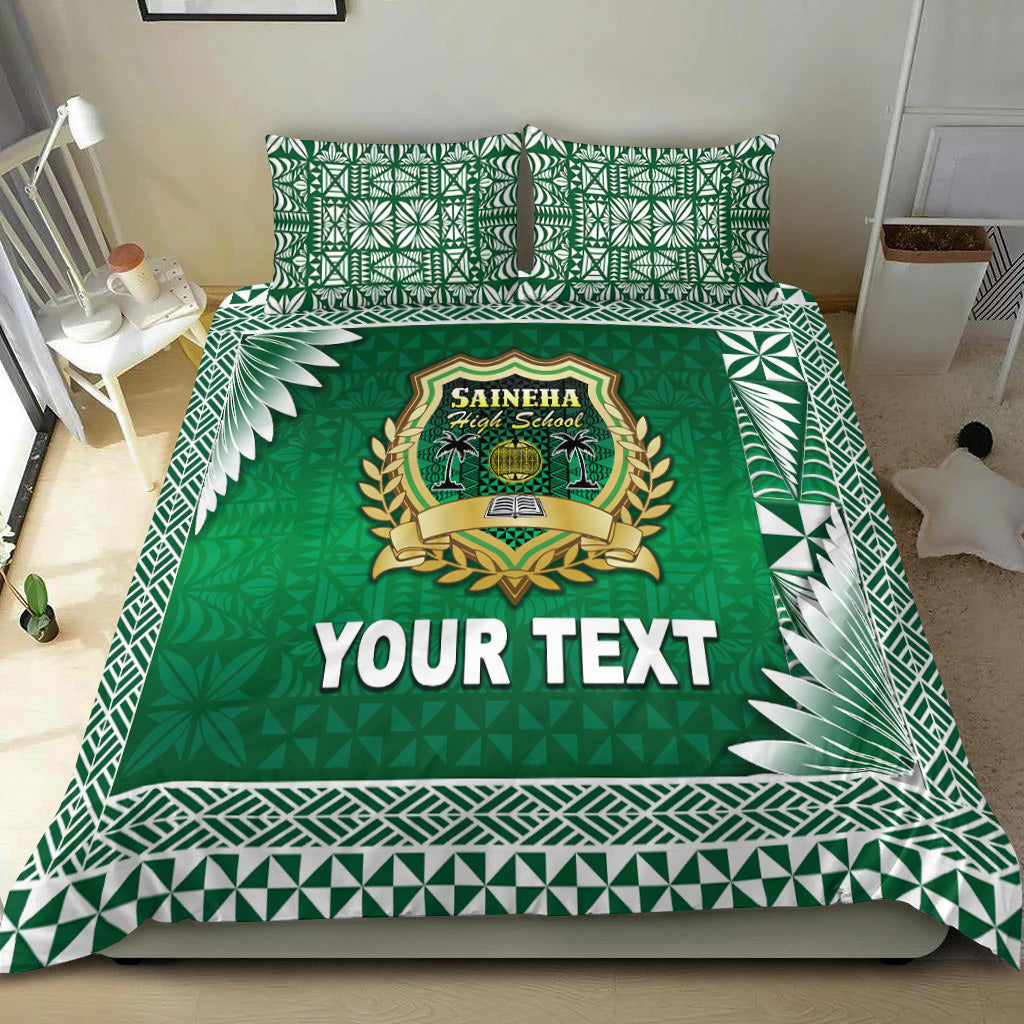 (Custom Personalised) Tonga Saineha High School Bedding Set Simplified Version LT8 - Polynesian Pride