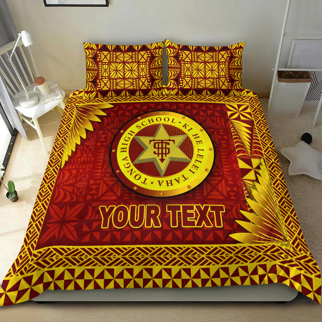 (Custom Personalised) Tonga High School Bedding Set Simplified Version LT8 - Polynesian Pride