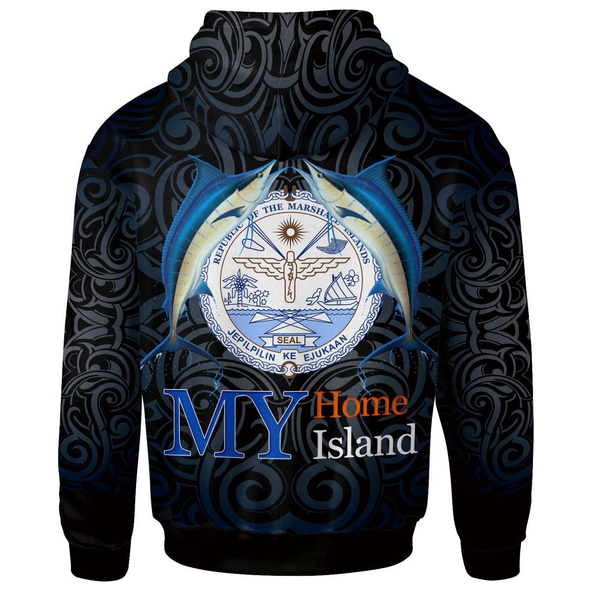 Marshall Islands Hoodie My Home My Island - Polynesian Pride