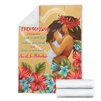 Hawaii Happy Mother Day Premium Blanket - Love Style - AH - Polynesian Pride
