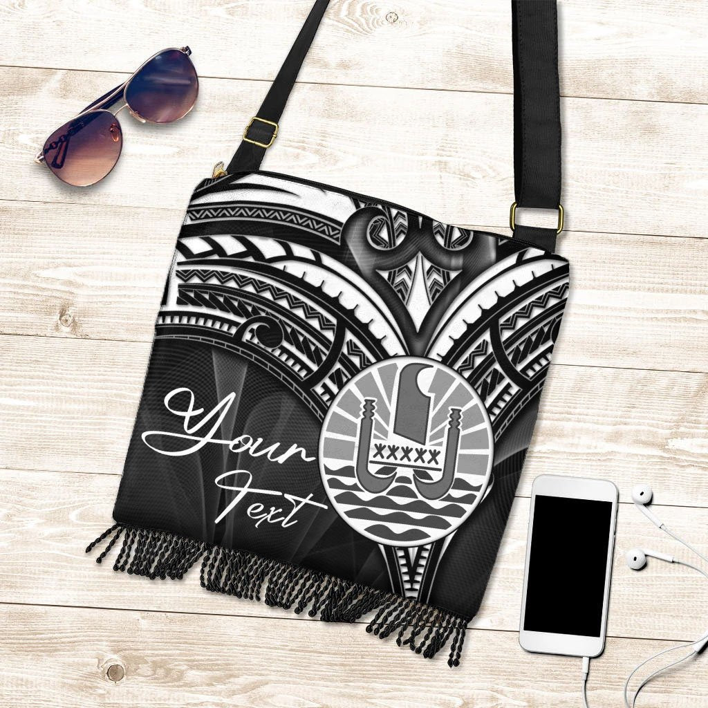French Polynesia Custom Personalised Boho Handbag - Cross Style - Polynesian Pride