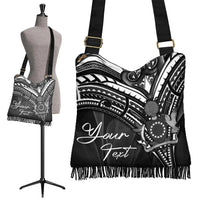 Cook Islands Custom Personalised Boho Handbag - Cross Style One Style One Size Reggae - Polynesian Pride