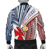 (Custom Personalised) Wallis and Futuna Men's Bomber Jacket Polynesian Style LT16 - Polynesian Pride
