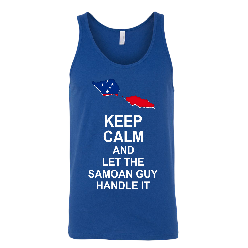 Samoa T Shirt Samoan Flag Keep Calm, Let Samoan Guy Handle It - Polynesian Pride