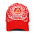 Kolisi Tonga High School Classic Cap Tongan Ngatu Pattern Ver.02 LT14 Classic Cap Universal Fit Red - Polynesian Pride