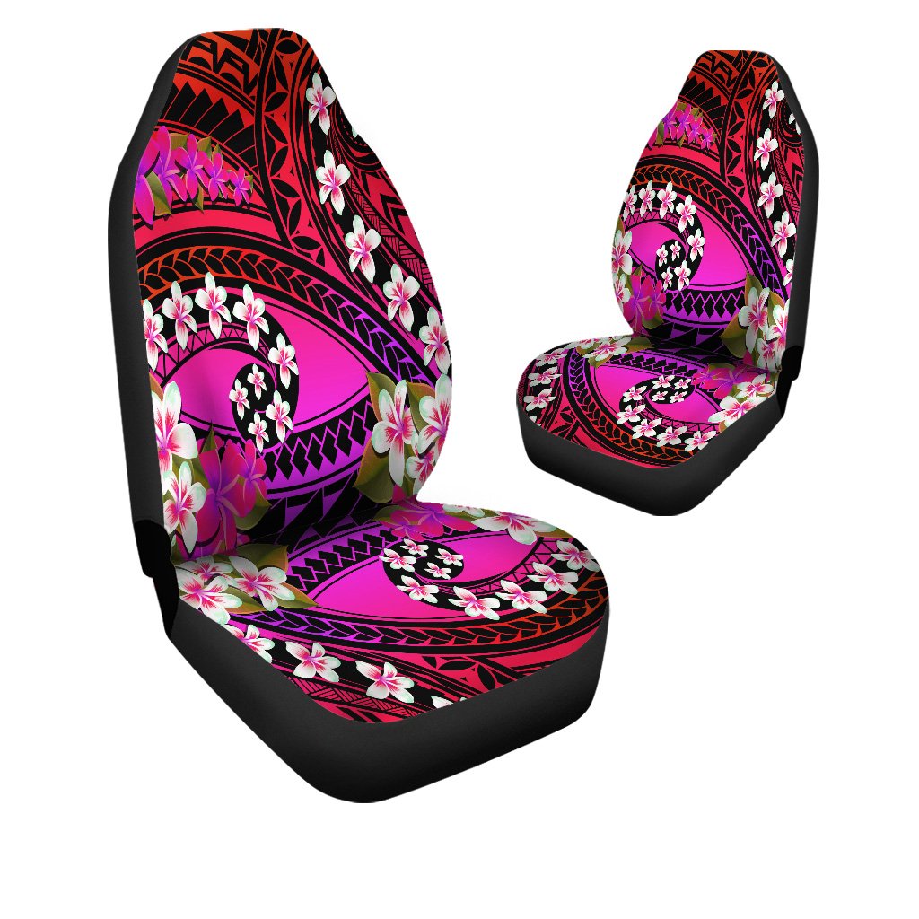 Hawaii Plumeria Polynesian Car Seat Cover - Hope - Purple - AH - Polynesian Pride