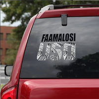 Faamalosi USO Car Decal Sticker LT7 Car Decal Sticker - Polynesian Pride