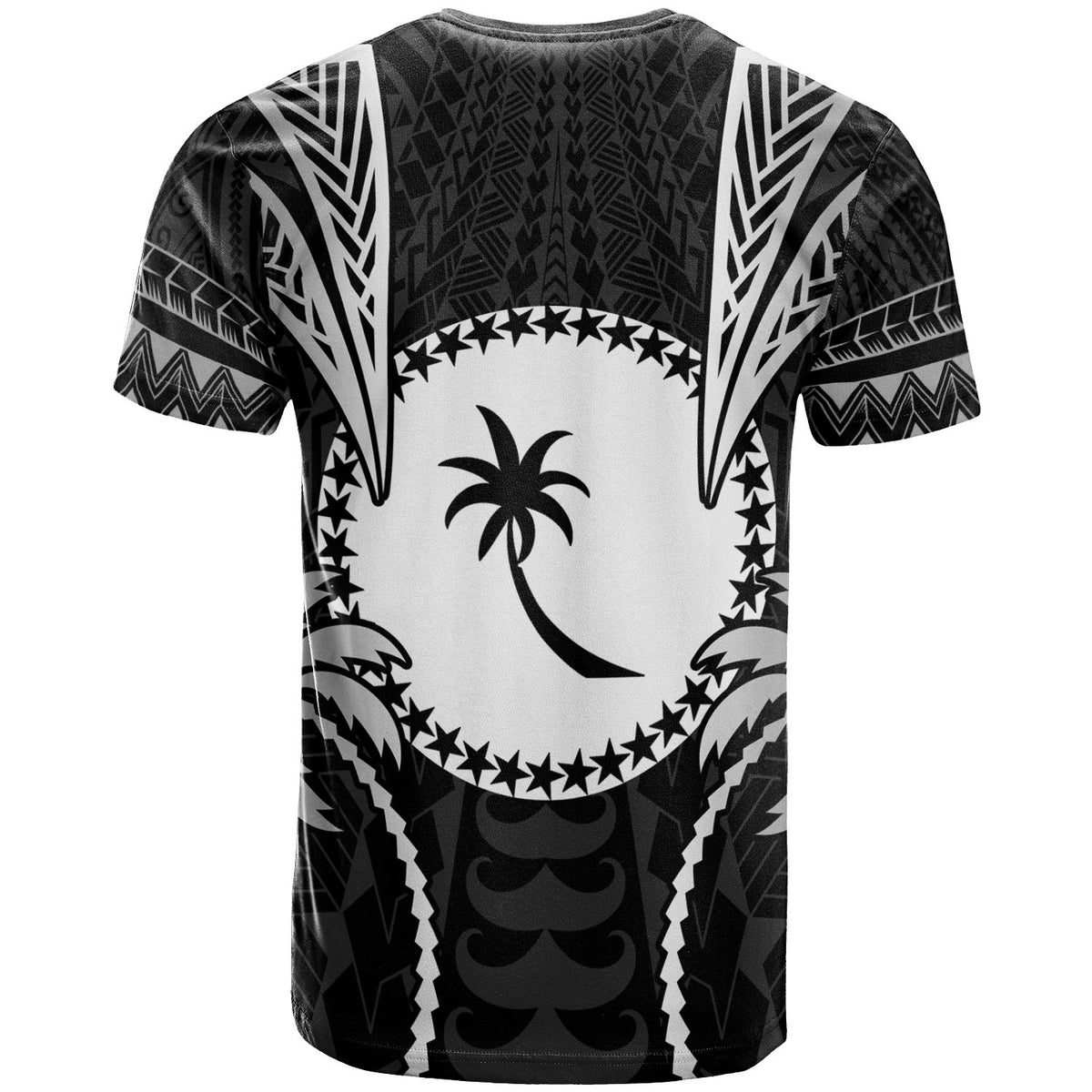 Chuuk T Shirt Blood Runs Through My Veins Style Black - Polynesian Pride