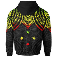 Kosrae Hoodie Micronesian Pattern Armor Style - Polynesian Pride
