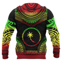 Chuuk All Over Hoodie Micronesian Reggae Color Version Chief Style - Polynesian Pride