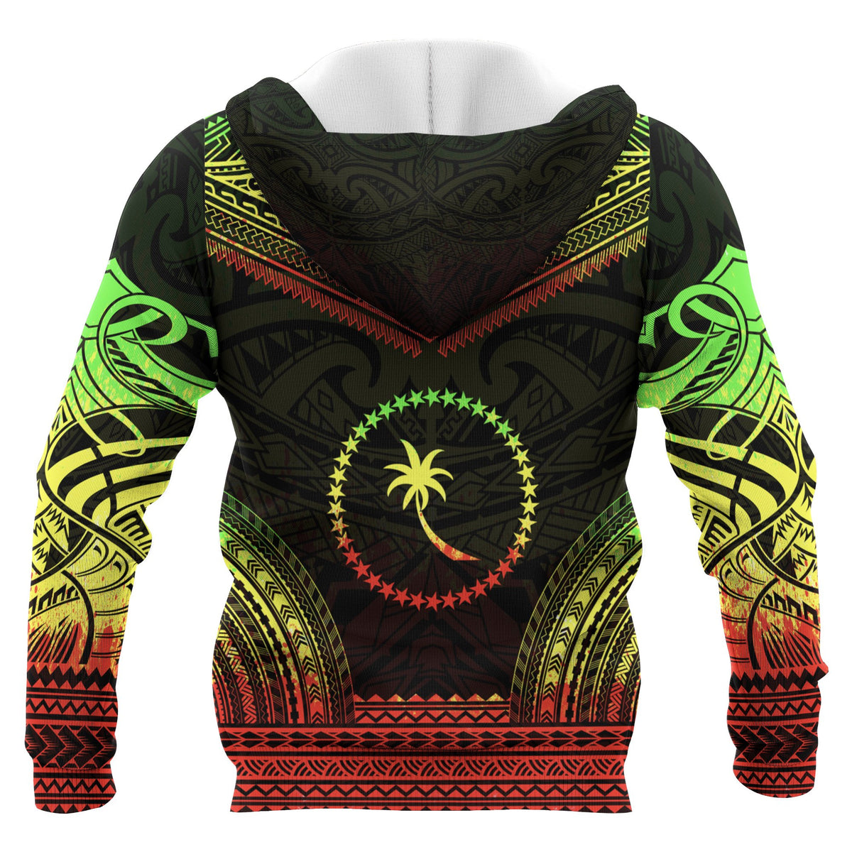 Chuuk Polynesian Chief Custom Hoodie Reggae Version Unisex Reggae - Polynesian Pride