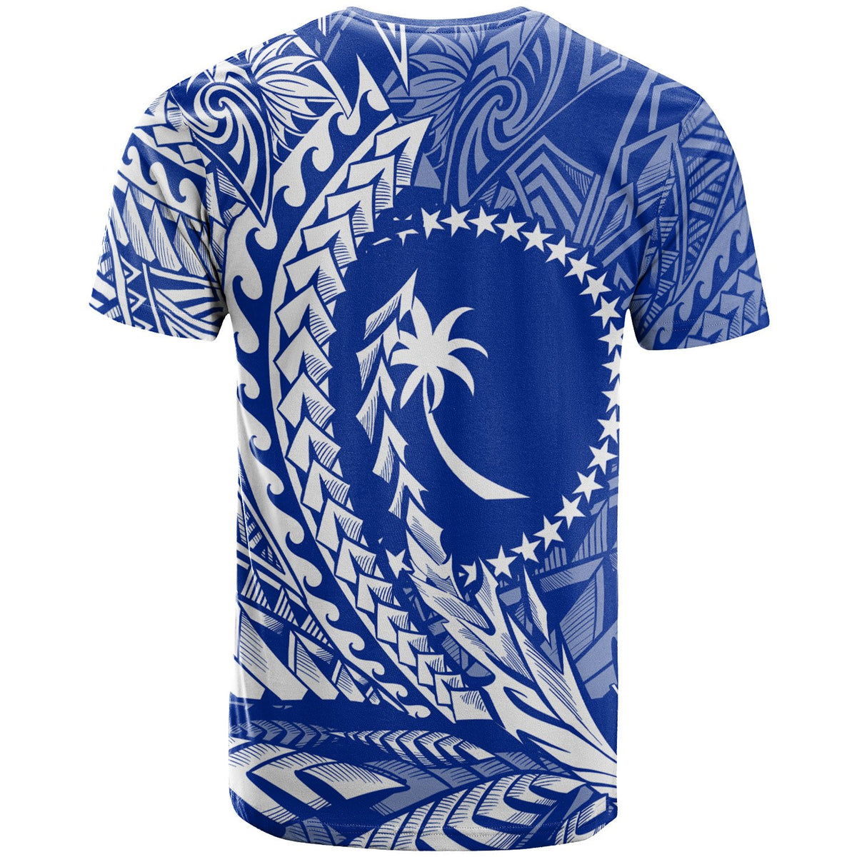 Chuuk State T Shirt Wings Style Flag Color - Polynesian Pride