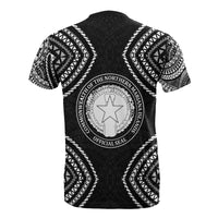 Northern Mariana Islands Micronesia T Shirt Black Warrior Style - Polynesian Pride