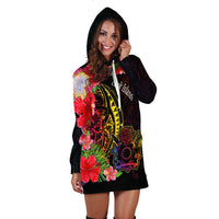 Cook Islands Hoodie Dress - Tropical Hippie Style - Polynesian Pride