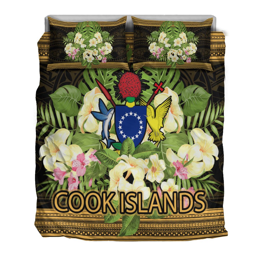 Cook Islands Bedding Set - Polynesian Gold Patterns Collection - Polynesian Pride
