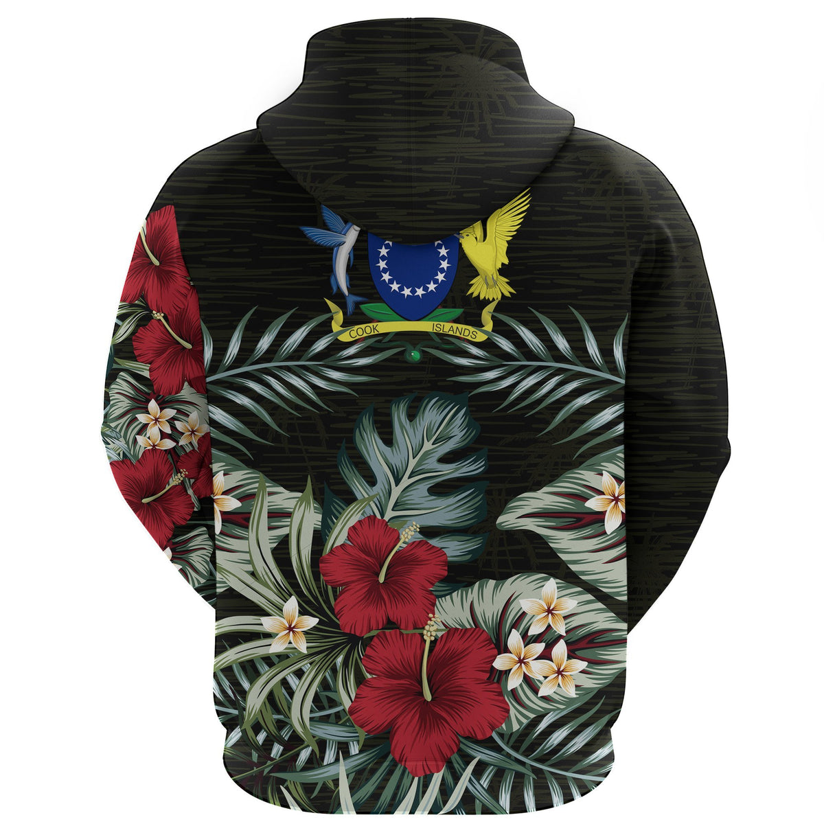 Cook Islands Hibiscus Hoodie - Polynesian Pride