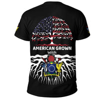 Cook Islands T Shirt American Roots - Polynesian Pride