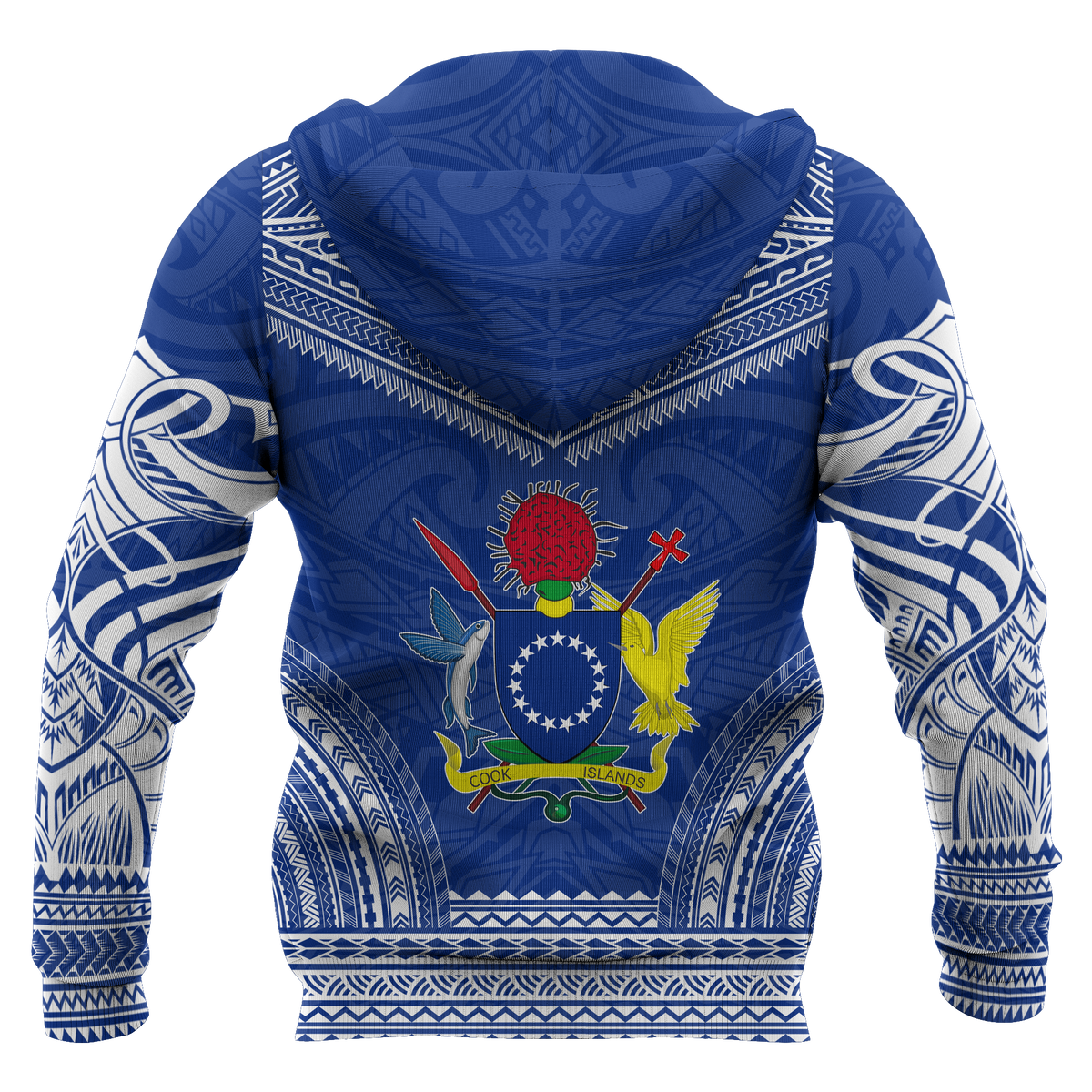 Cook Islands Polynesian Chief Hoodie - Polynesian Pride