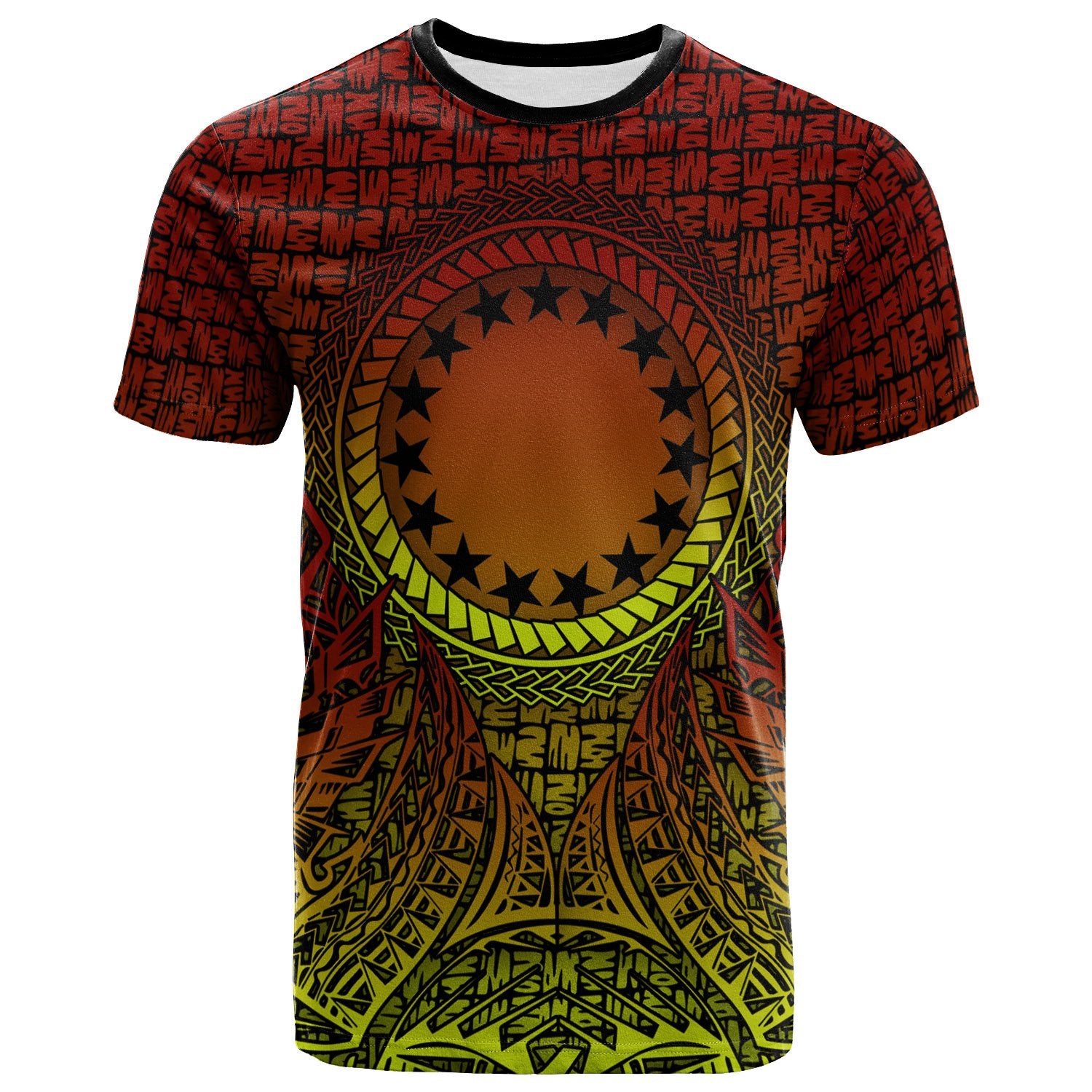 Cook Islands T Shirt Polynesian Circle Pattern Unisex Reggae - Polynesian Pride