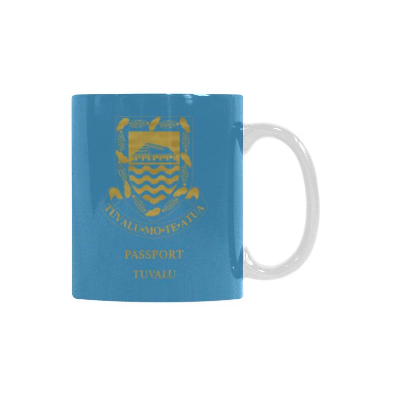 Tuvalu Passport White Mug - Polynesian Pride