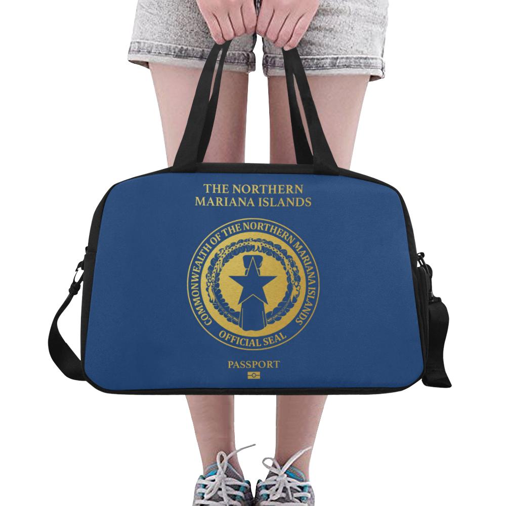 The Northern Mariana Islands Passport Fitness Handbag The Northern Mariana Islands One Size Blue - Polynesian Pride