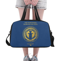 The Northern Mariana Islands Passport Fitness Handbag The Northern Mariana Islands One Size Blue - Polynesian Pride