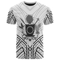 Cook Islands T Shirt Polynesian Seal Tribal Patterns Unisex Black - Polynesian Pride