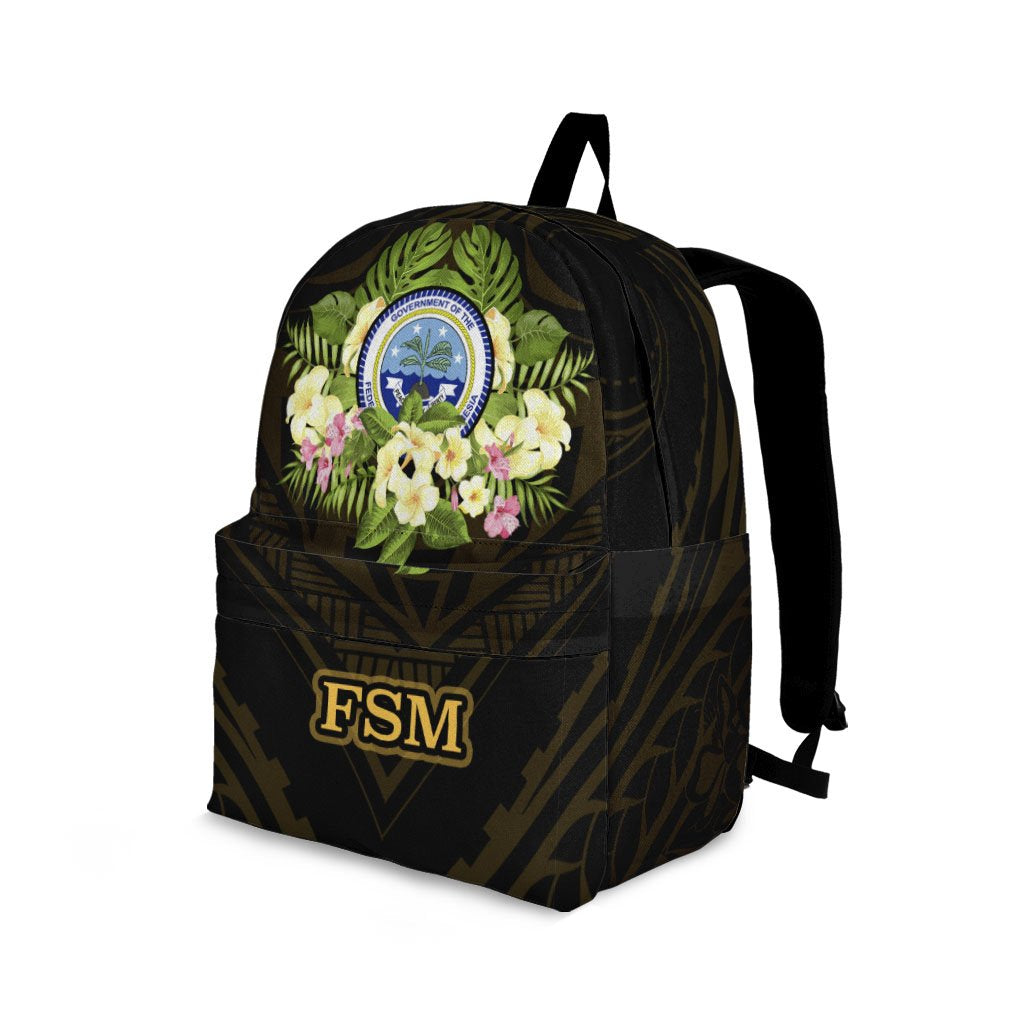 Federated States of Micronesia Backpack - Polynesian Gold Patterns Collection - Polynesian Pride