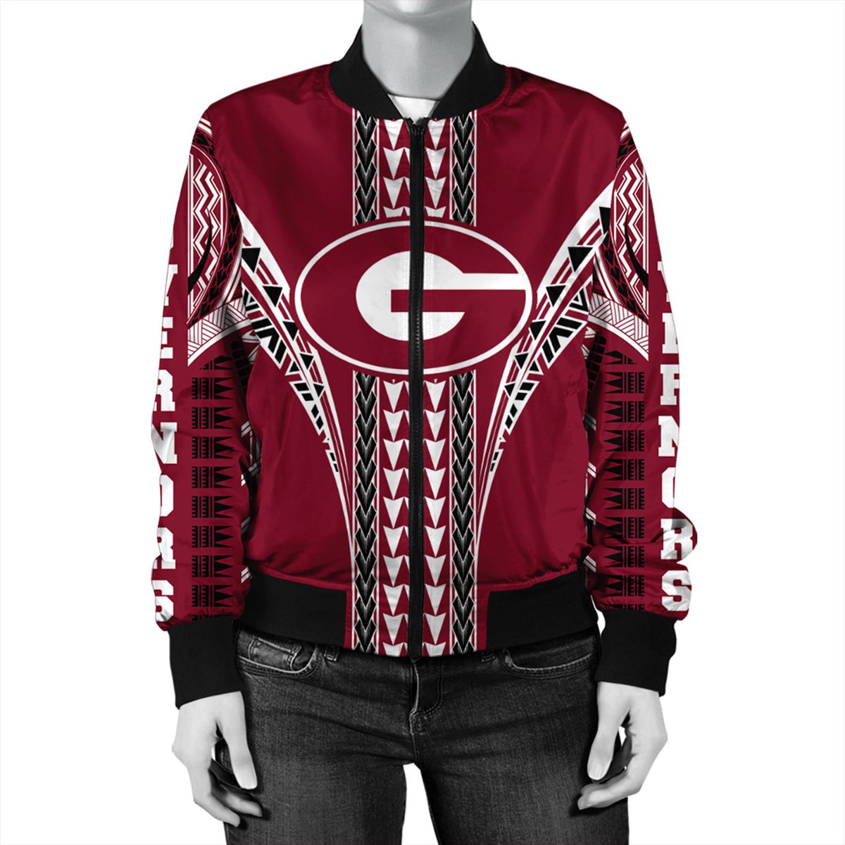 Hawaii Bomber Jacket - Farrington High Bomber Jacket AH - Polynesian Pride